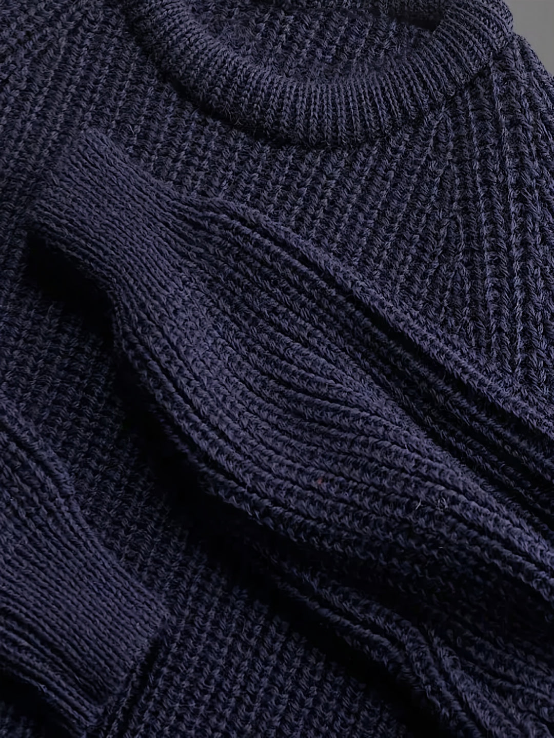Sweter Męski | Klasyczny Krój | Miękka Dzianina | Okrągły Dekolt