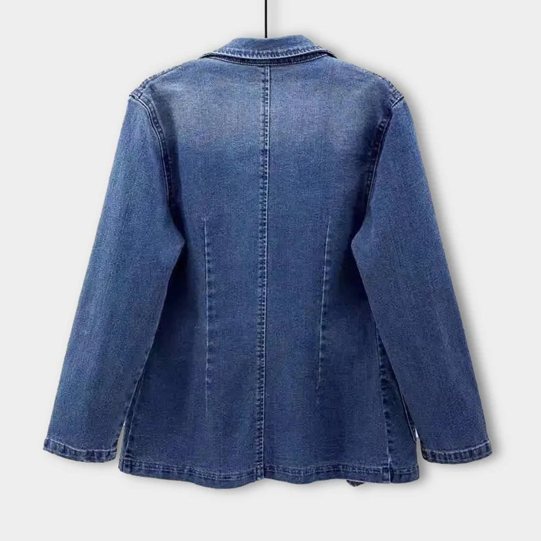 Denim Jacket | Z Kieszeniami | Codzienny Styl | Klasyczny Niebieski Jeans